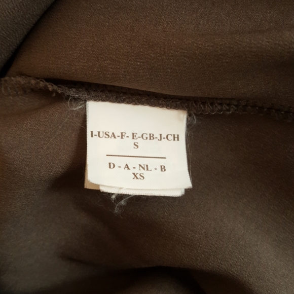 Brunello Cucinelli brown silk top - Picture 4 of 6